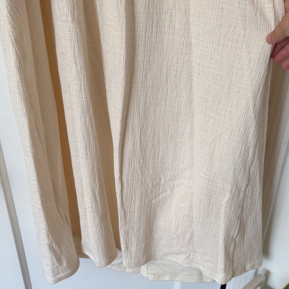 Madewell Cream Midi Dress with Button Detail - Picture 10 of 10